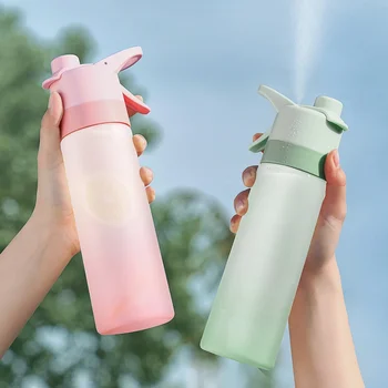 700ml Spray Vee Pudel Suure Mahutavusega Kaasaskantav Väljas Sport Mood Suvel Armas Joomine Plastikust Pudel BPA Vaba Öko-Sõbralik