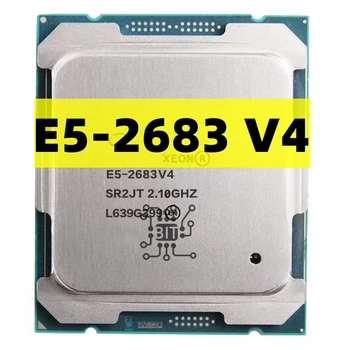 Algne Xeon E5-2683 v4 E5 2683 v4 E5 2683v4 2.1 GHz kuusteist südamikud SR2JT 40M 120W 14nm LGA-2011-3 CPU Protsessor Tasuta Shipping