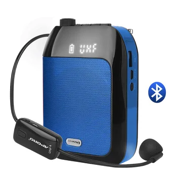 Bluetooth-UHF Traadita Hääl Võimendi Kaasaskantav Õppetöö Loengu, Giid Edendamine U-Disk Ruupor Kõlar Mikrofon
