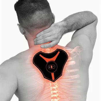 EMS Elektrilised Kaela Tagasi Massager Lihaste Stimulaator Ravi Vältida Õlg Paistes Emakakaela Guard Smart Wireless Massager Padjad