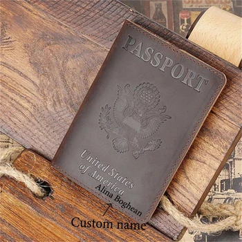 Kohandada Nimi Ehtne Nahk, Ameerika Ühendriikide Pass Kate Meeste Isikupärastatud USA Passi Omanik Custom Nimi