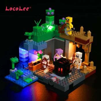 LocoLee LED Light Kit For 21189 Skelett Koopasse ehitusplokid Komplekt (EI Sisalda Mudel) Tellised DIY Mänguasjad Lastele