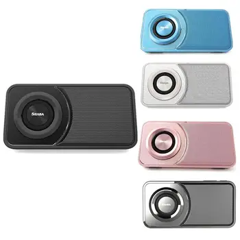 Mini Kõlar Bluetooth -Compitible Bass Portable Wireless Kõlarite Tugi 4 gb Tf Kaart Hifi Speaker Bracket Värviline Valgus