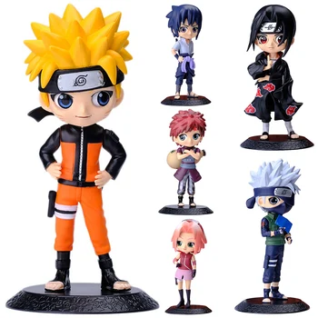 Naruto Anime, Joonis Tegevus Arvandmed Sasuke Uchiha Cartoon Mänguasjad 15CM PVC Modle Kingitus Lapsed Laste Mänguasjad Nukk Figma Figuriin Naruto
