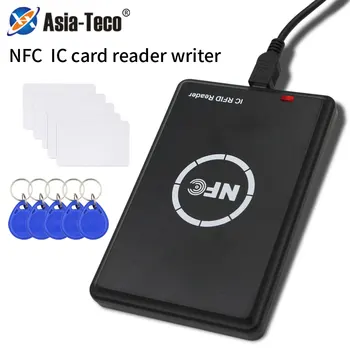 NFC RFID-Koopiamasina Paljundusaparaat 13.56 Mhz Keyfob Smart Card Lugeja Kirjanik Induktiivne Kaart Integreeritud Mälukaardi Lugeja UID EM4305 Kaardid Sildid
