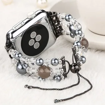 Rihm apple watch band 44mm 40mm iwatch 42mm 38mm Mood pearl vöö smart watchband käevõru applewatch seeria 6 5 4 3 SE