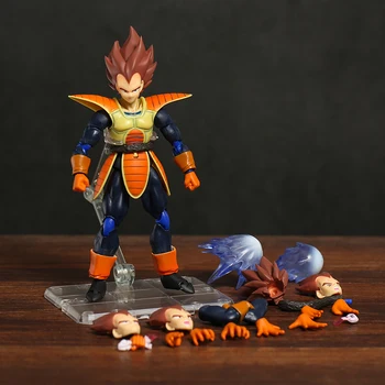SHF Dragon Ball Vegeta / Super Saiyan Son Goku Kloon Ver Tegevus Joonis Mudel Mänguasi Kingitus Kogumise Figuriin