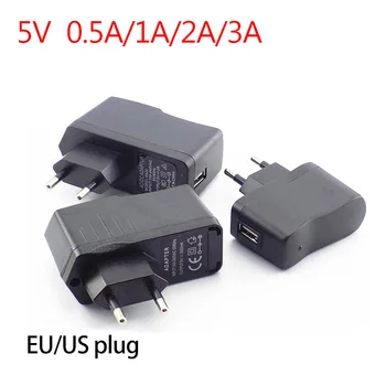 USB-Port DC 5V 0.5 A/1A/2A/3A 1000ma AC DC pistik Adapter pakkumise Laadija micro Laadimise LED Ribad Tuled telefoni MEID EL