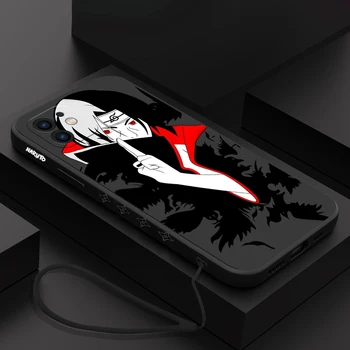 Uzumaki Naruto Itachi Uchiha Telefon Case For iPhone 14 13 12 11 Pro Max Mini X-XR, XS MAX Plus Vedel Silikoon Kate